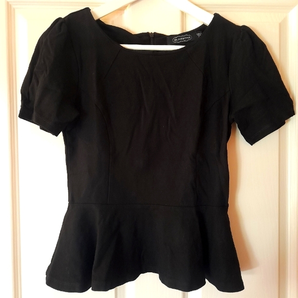 Glassons Tops - Glassons Peplum Black Top Size 8